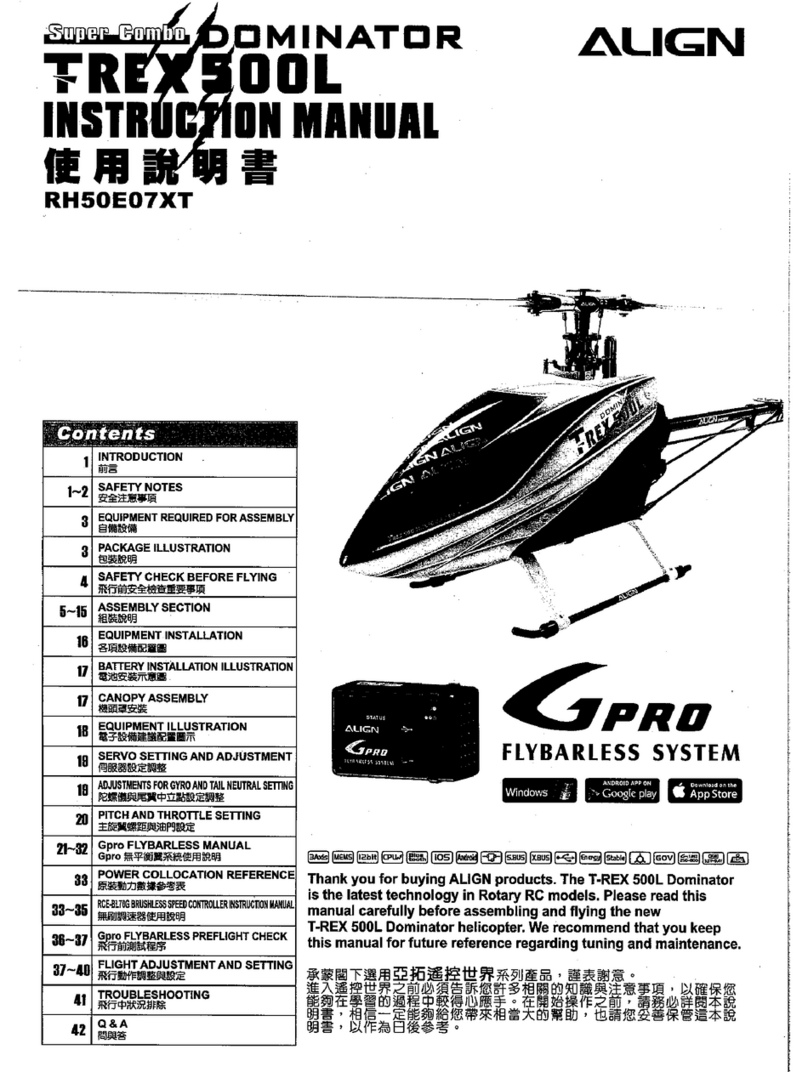 Align RH50E07XT User manual