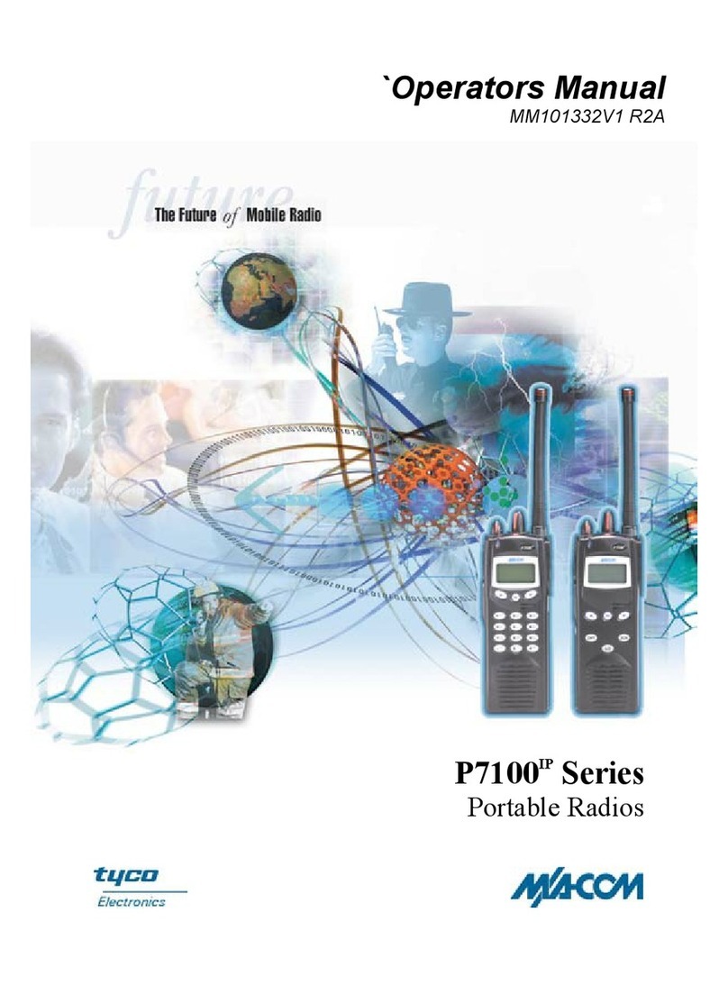 M/A-Com P5100 Series User manual