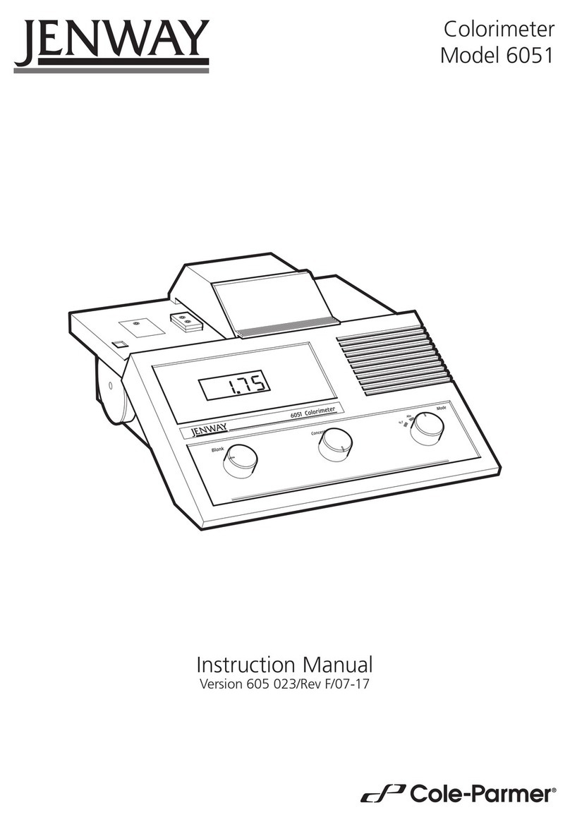 jenway 6051 instruction manual