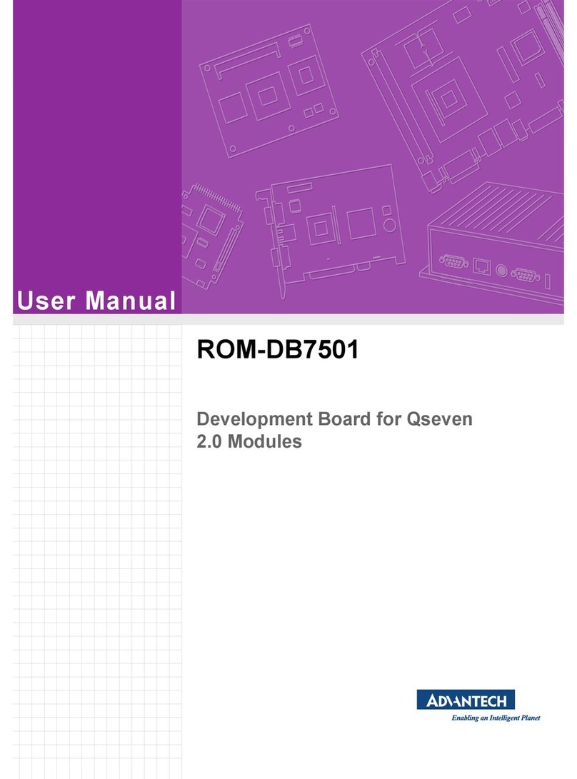 Advantech ROM-DB7501 User manual