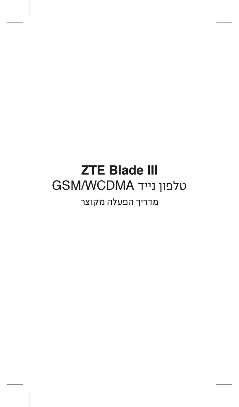 Zte Blade III User manual