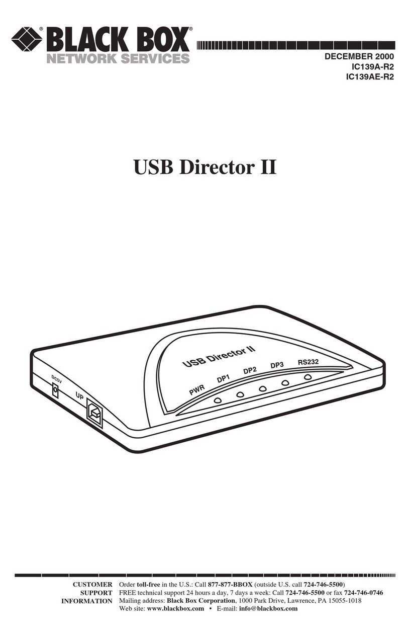 Black Box USB Director II manual