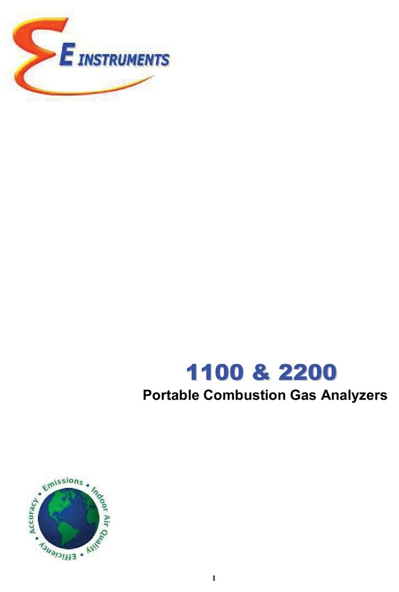 E Instruments 1100 User manual