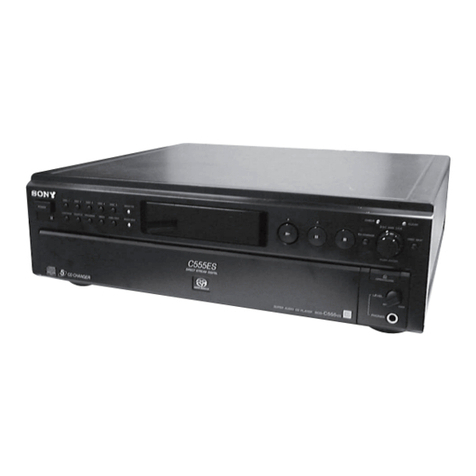 Sony SCD-C555ES - Super Audio Cd Service manual