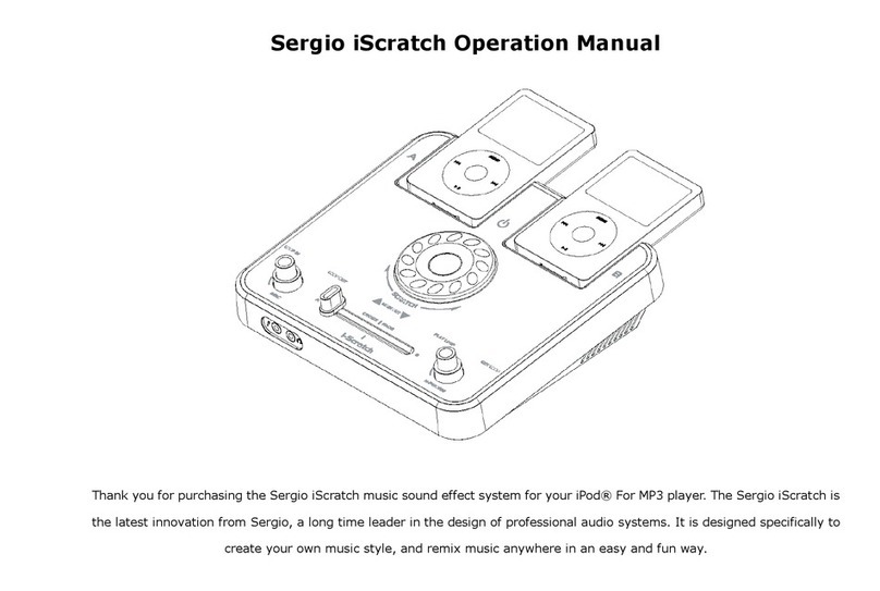 Sergio iScratch Operation manual