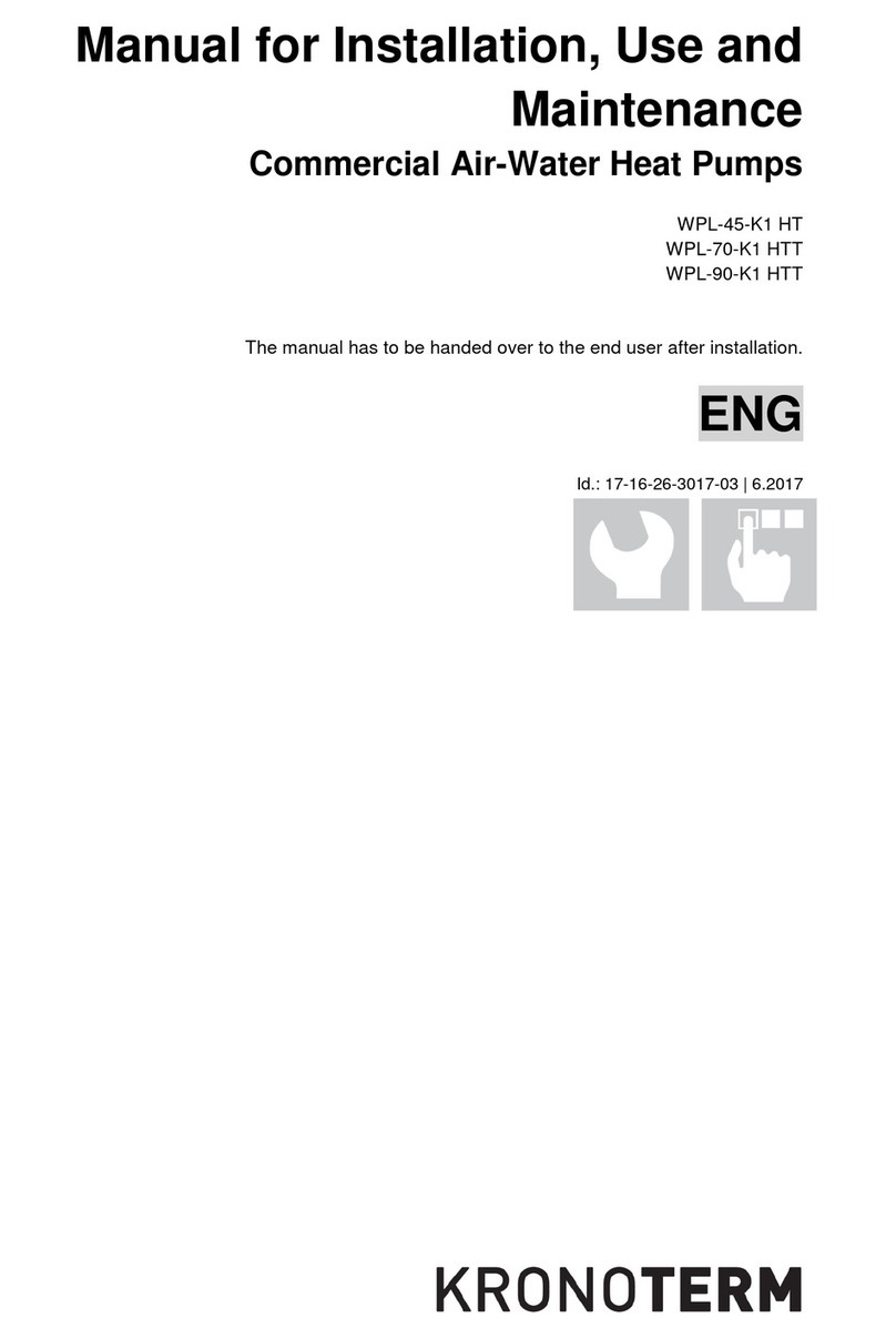 Kronoterm WPL-45-K1 HT Reference manual Kronoterm WPL-45-K1 HT Reference manual