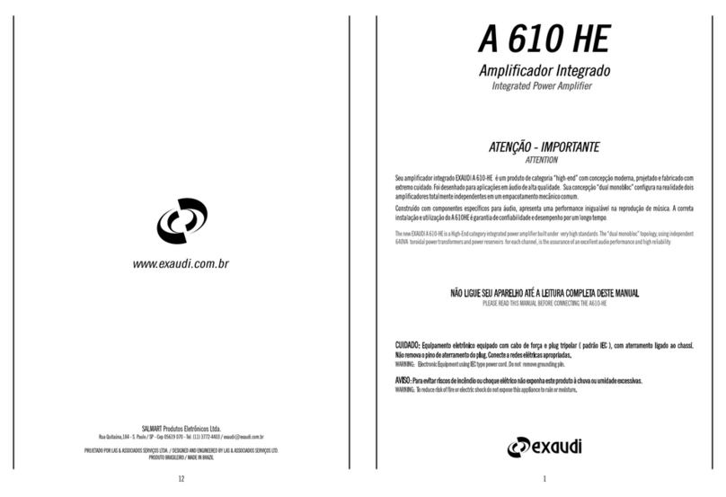 Exaudi A 610 HE user manual