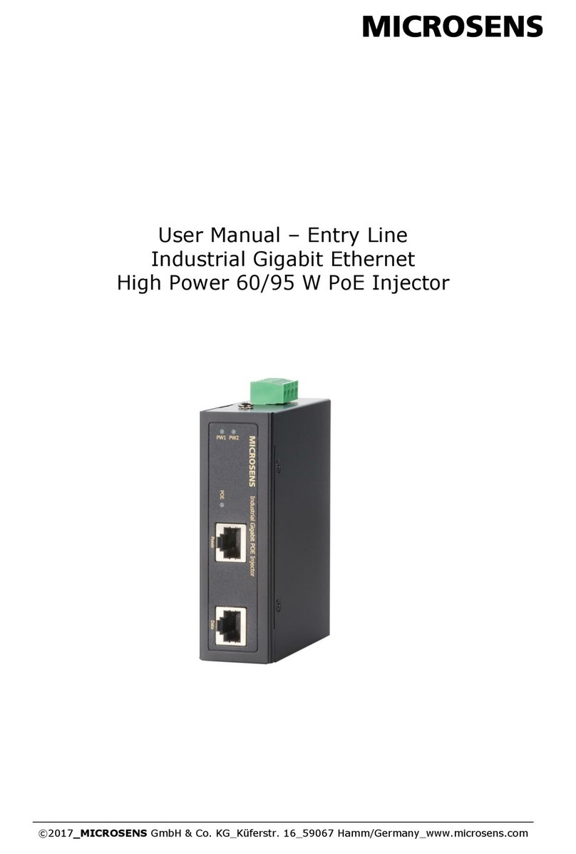 Microsens MS657033X user manual