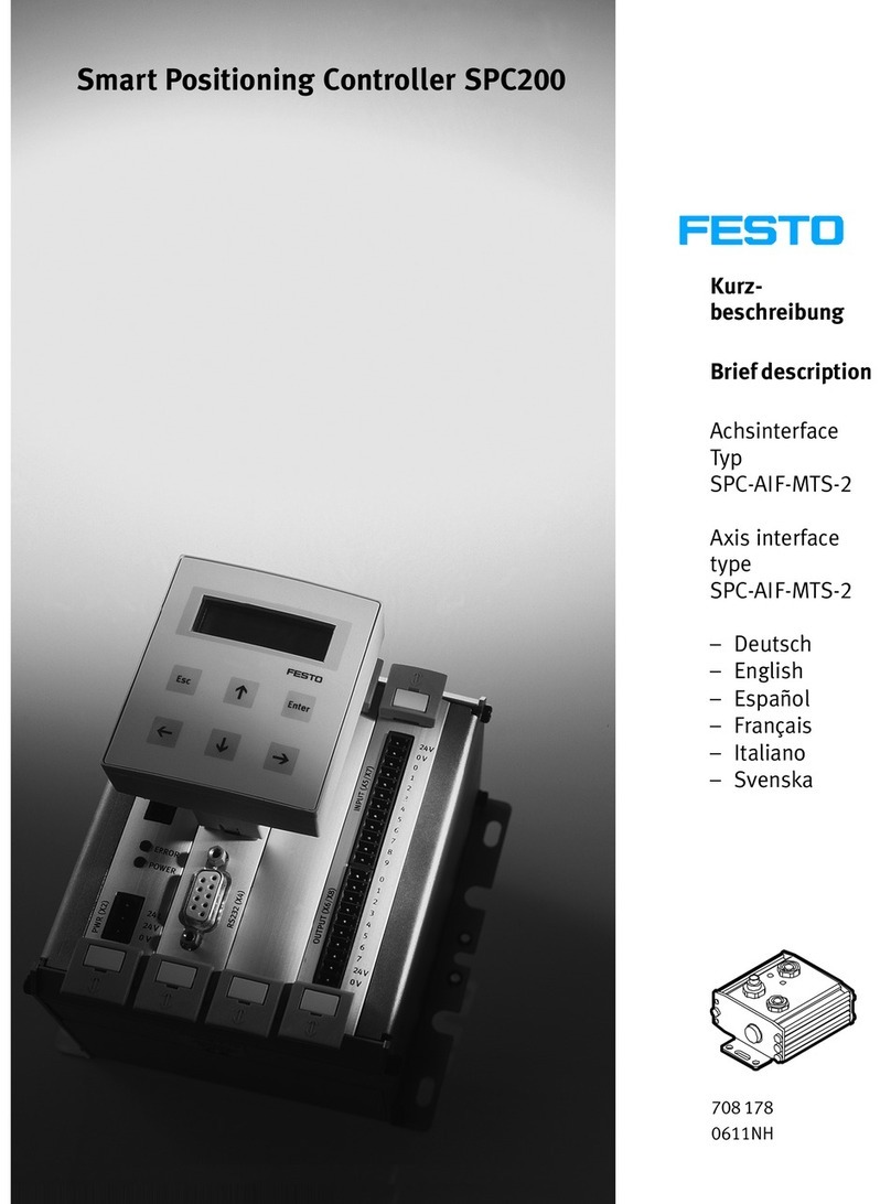 Festo SPC-AIF-MTS-2 manual