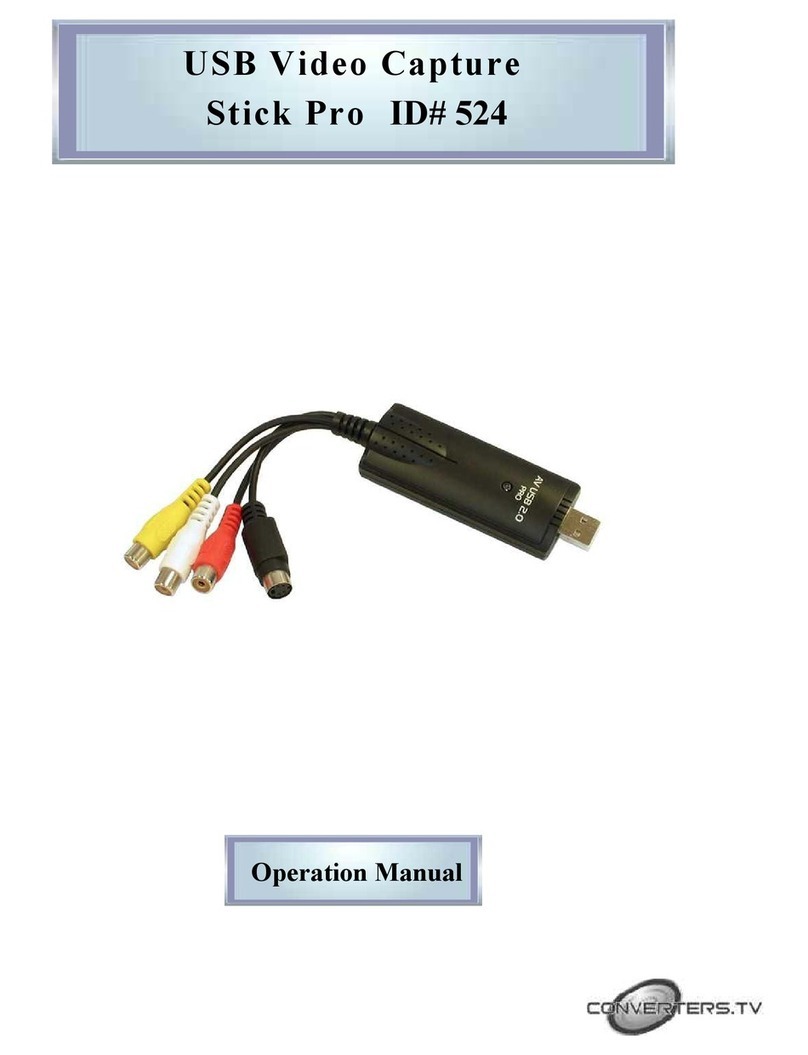 Converters.TV 524 Operation manual