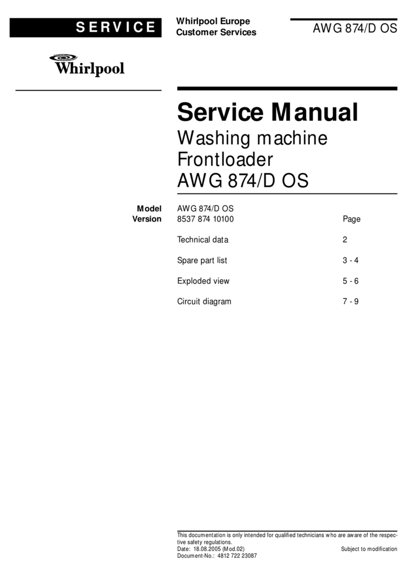 Whirlpool AWG 874/D OS User manual