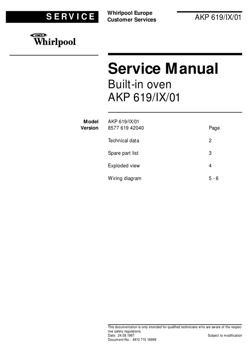 Whirlpool AKP 619/IX/01 Service manual