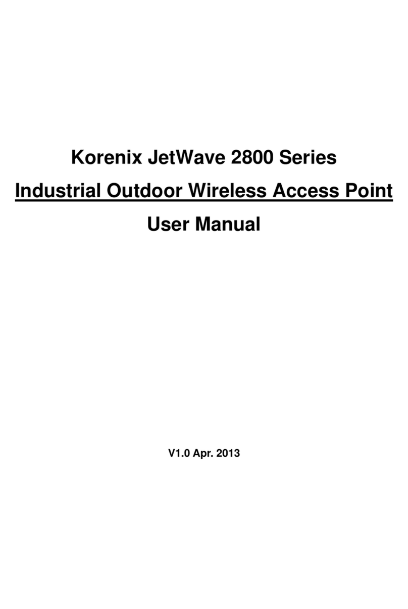Korenix JetWave 2800 Series user manual