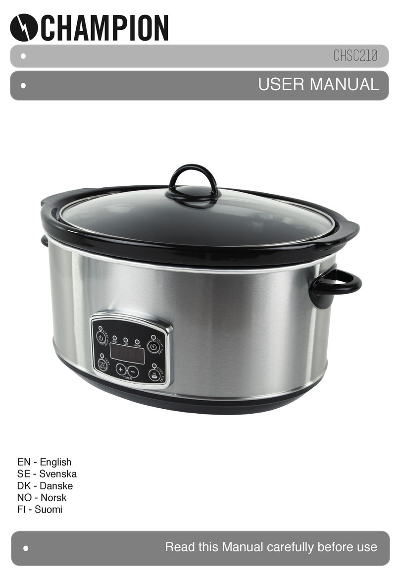 Champion CHSC210 user manual