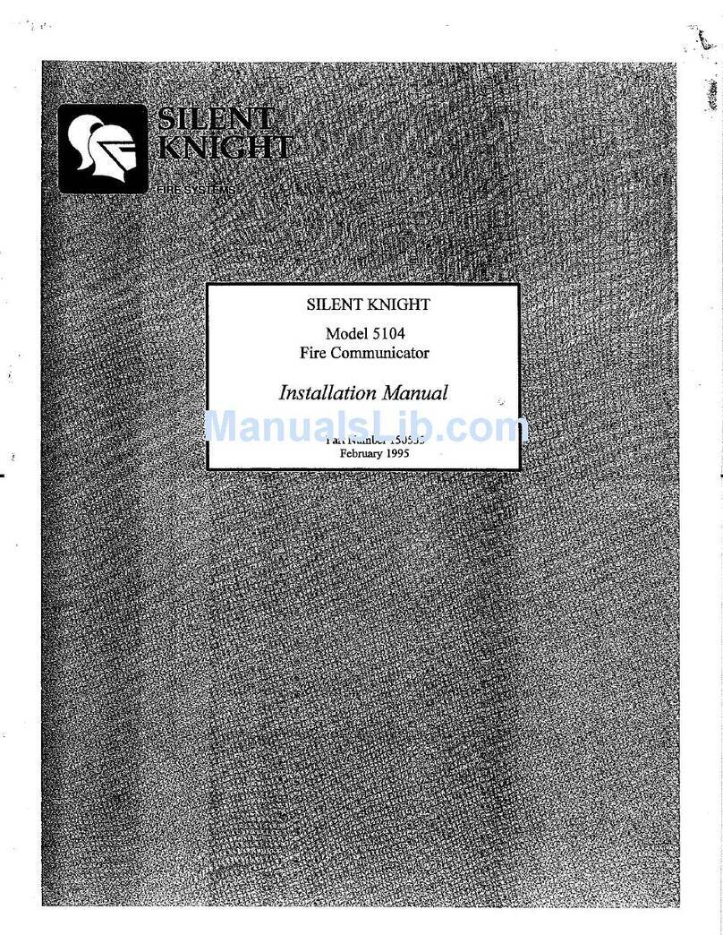 SILENT KNIGHT 5104 installation manual