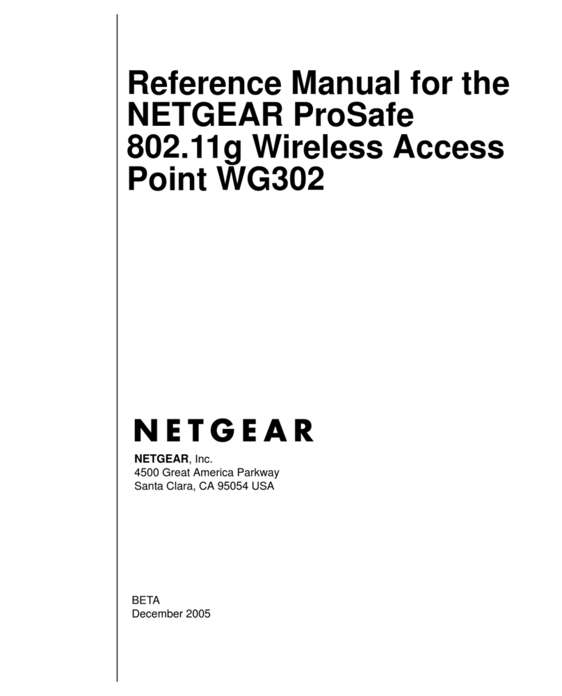 NETGEAR WG302 - 802.11g ProSafe Wireless Access... Reference manual