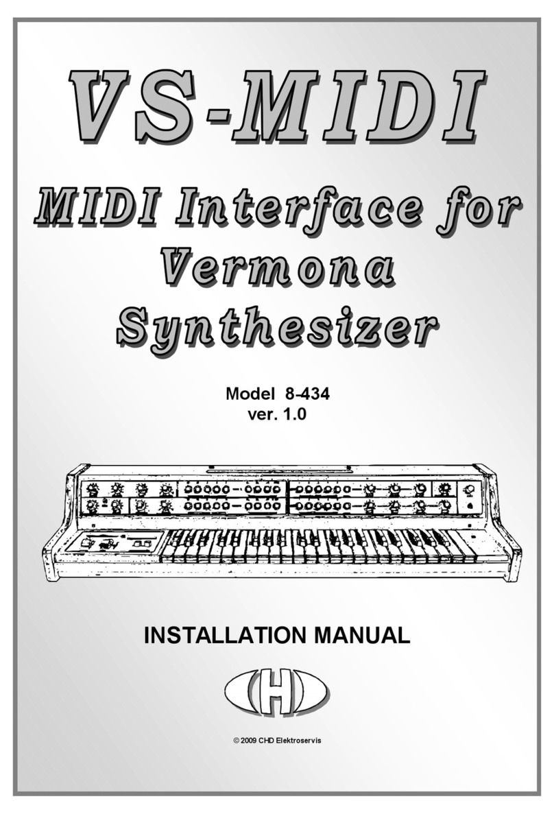 CHD VS-MIDI installation manual