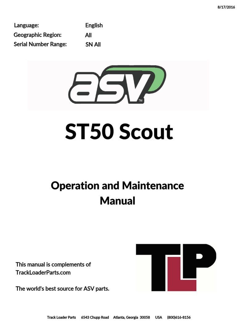 ASV ST50 Scout User manual