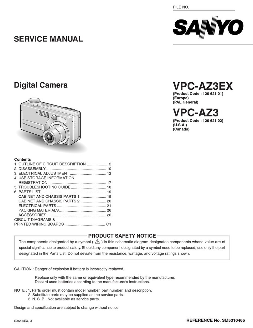 Sanyo VPC-AZ3EX User manual