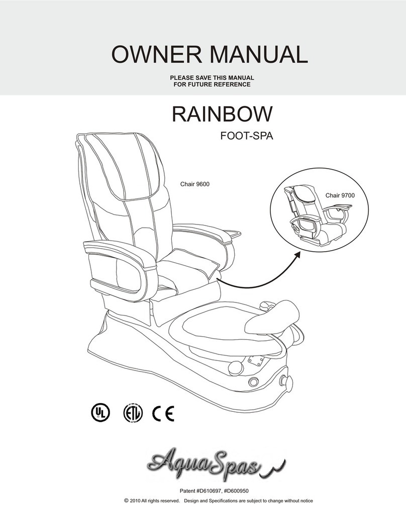 AQUA SPA RAINBOW 9600 owner's manual AQUA SPA RAINBOW 9600 owner's manual