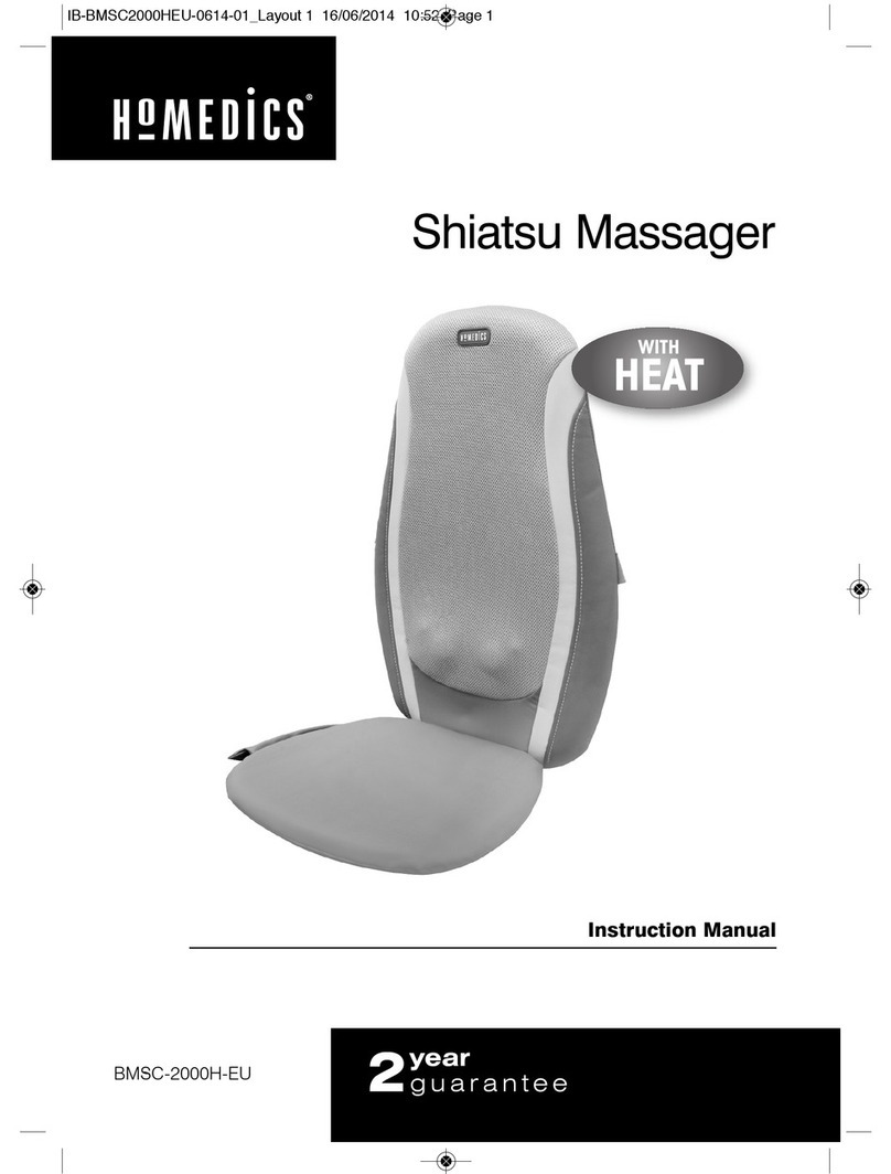 HoMedics BMSC-2000H-EU Instructional manual