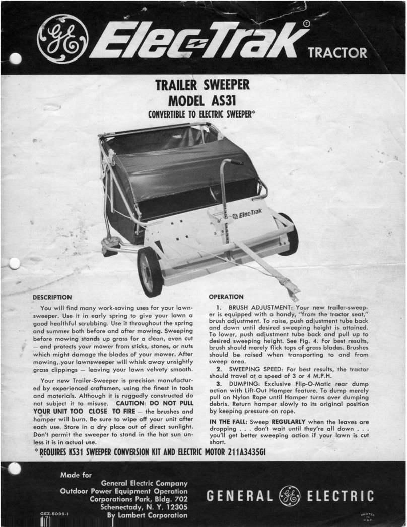 GE Elec-Trak AS31 user manual