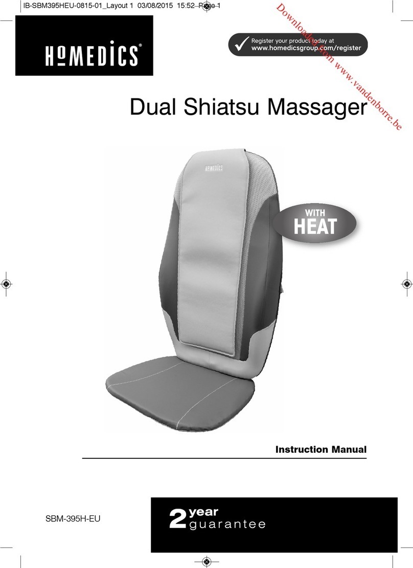 HoMedics SBM-395H-EU User manual