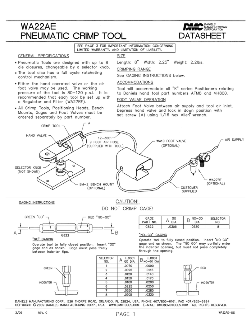 DMC WA22AE User manual