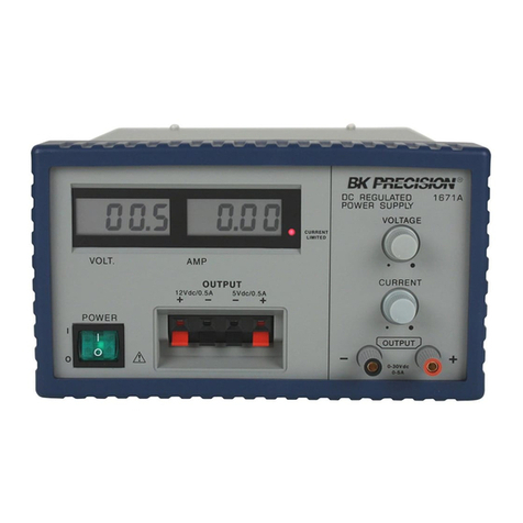 B+K precision 1671A instruction manual