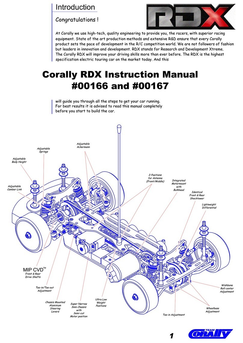 Corally RDX 00166 instruction manual Corally RDX 00166 instruction manual