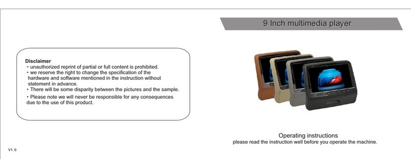 Xtrons HD9PCH operating instructions