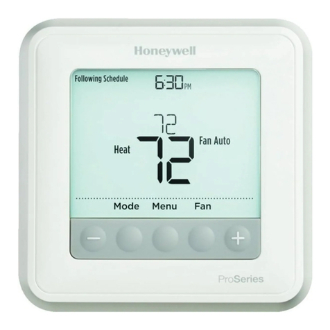 Honeywell T6 Pro Hydronic User manual