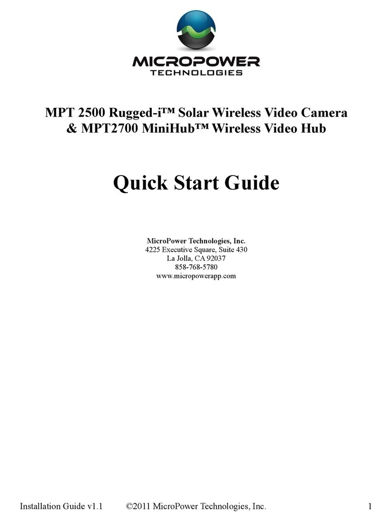 MicroPower Technologies MPT2500 quick start guide