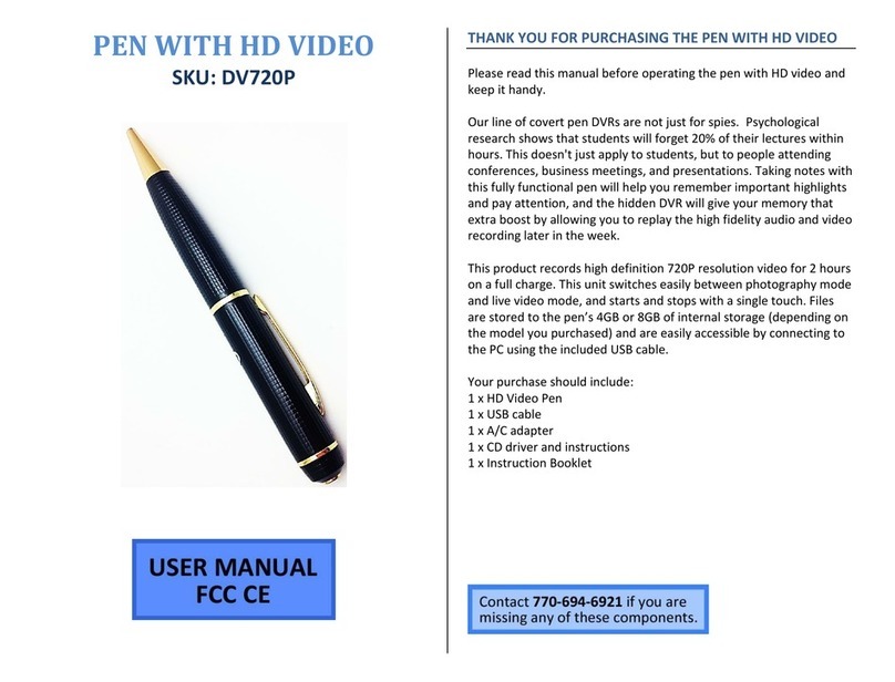 Mini Gadgets DV720P user manual