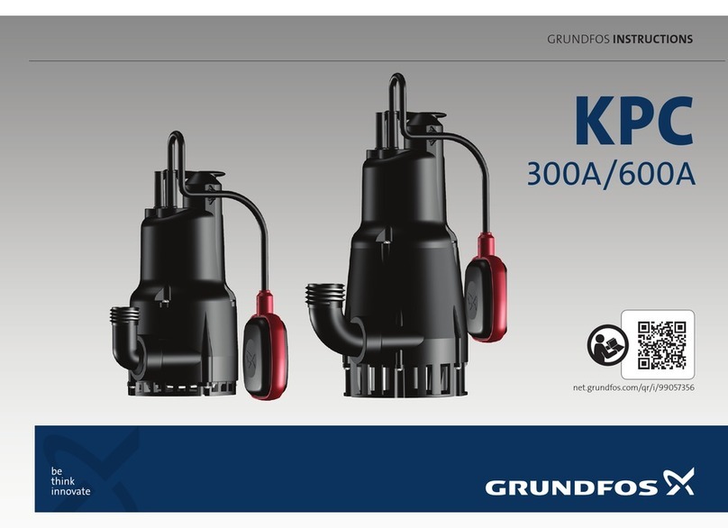 Grundfos KPC 600A User manual