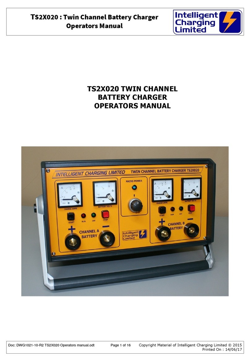 Intelligent Charging Limited TS2X020 Operator's manual