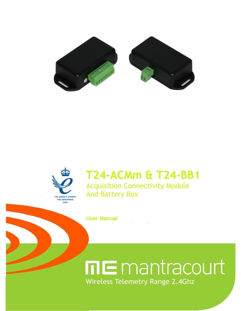 Mantracourt T24-ACMm user manual