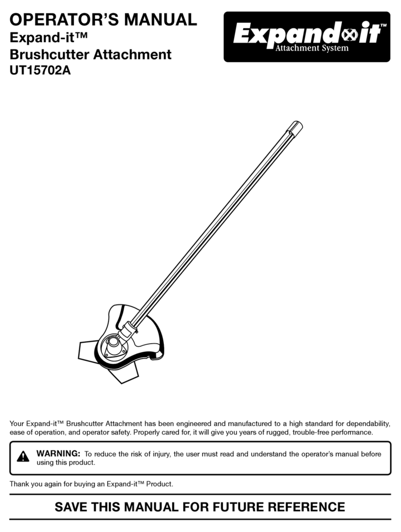 Homelite Expand-it UT15702A User manual