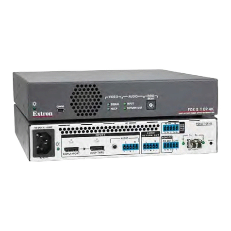 Extron electronics FOX II T HD 4K User manual