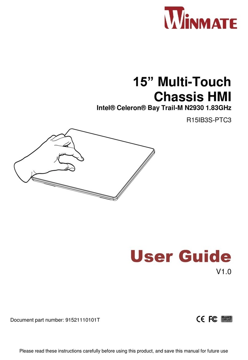 Winmate R15IB3S-PTC3 User manual