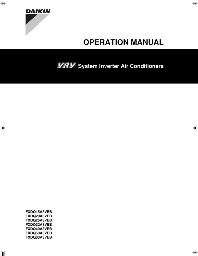 Daikin FXDQ15A3VEB User manual