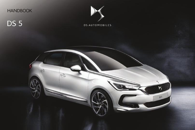 DS Automobiles DS 5 User manual DS Automobiles DS 5 User manual