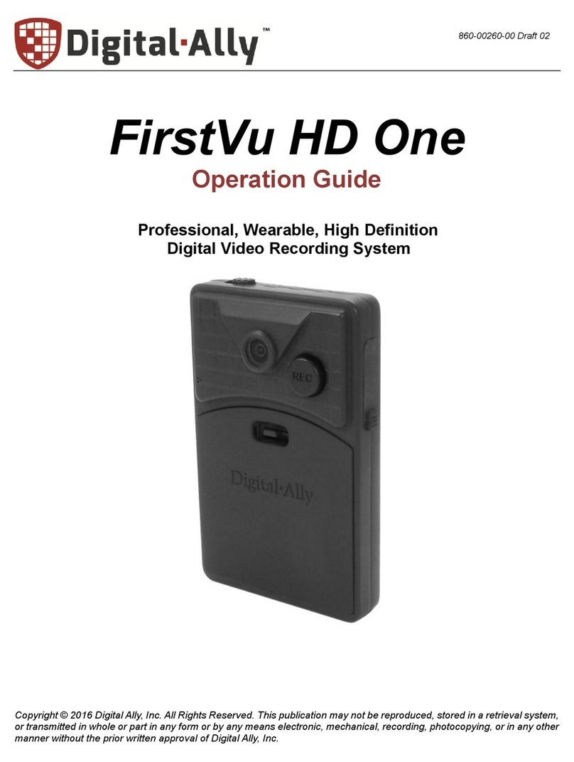 Digital-Ally FirstVu HD One User manual