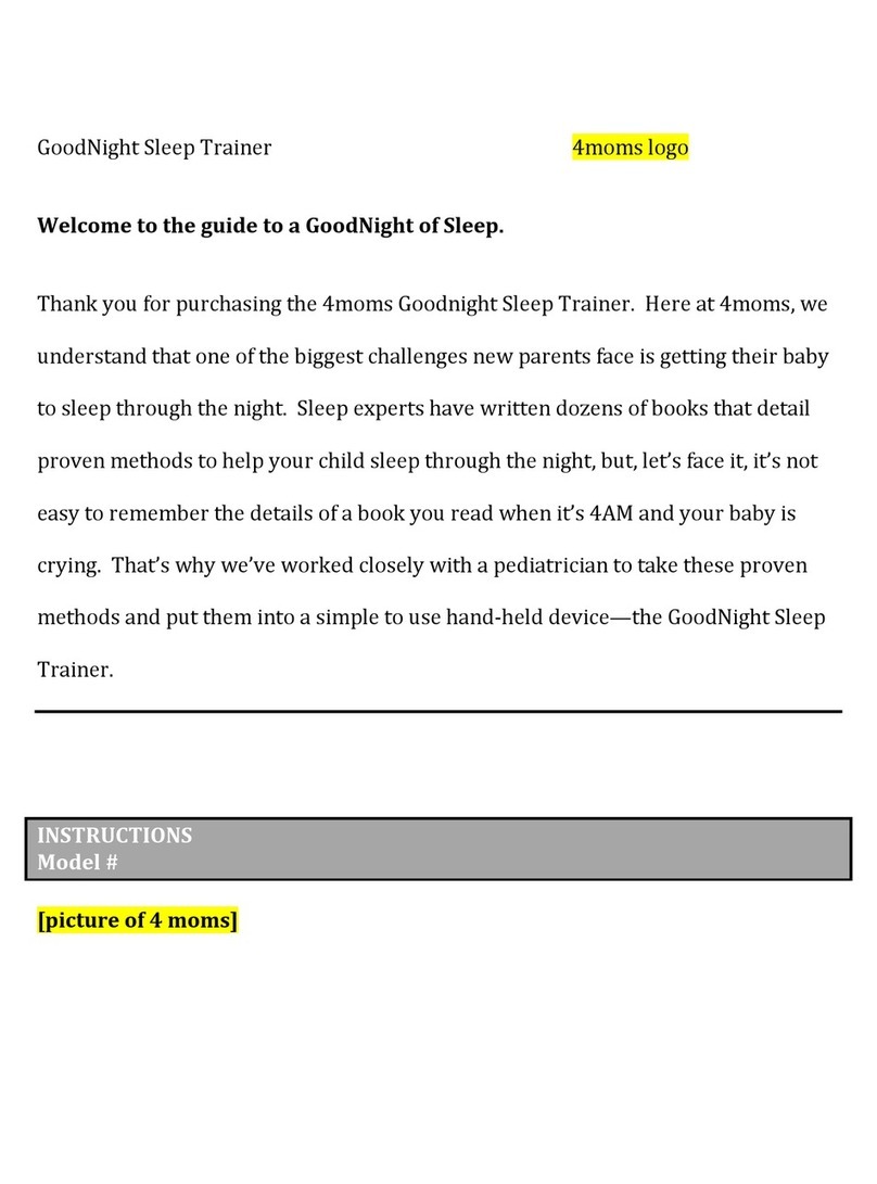 4 Moms GoodNight user manual