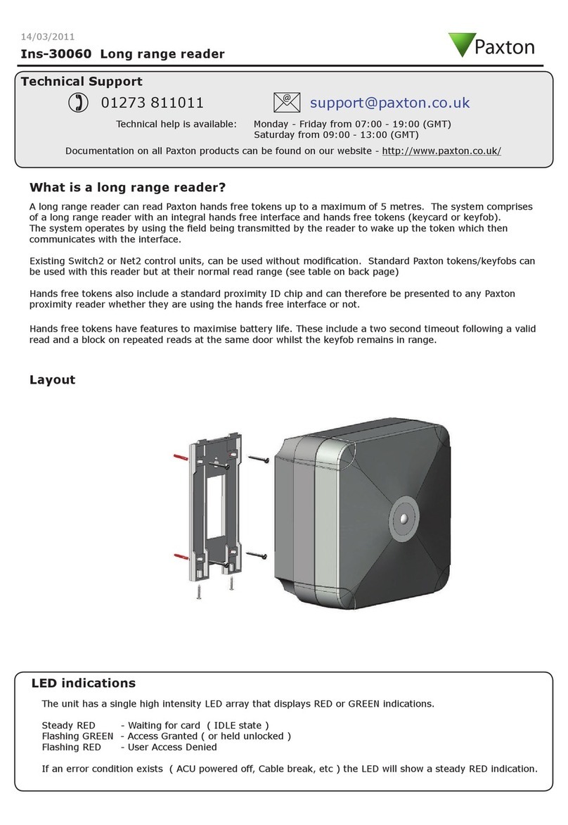 Paxton Ins-30060 User manual
