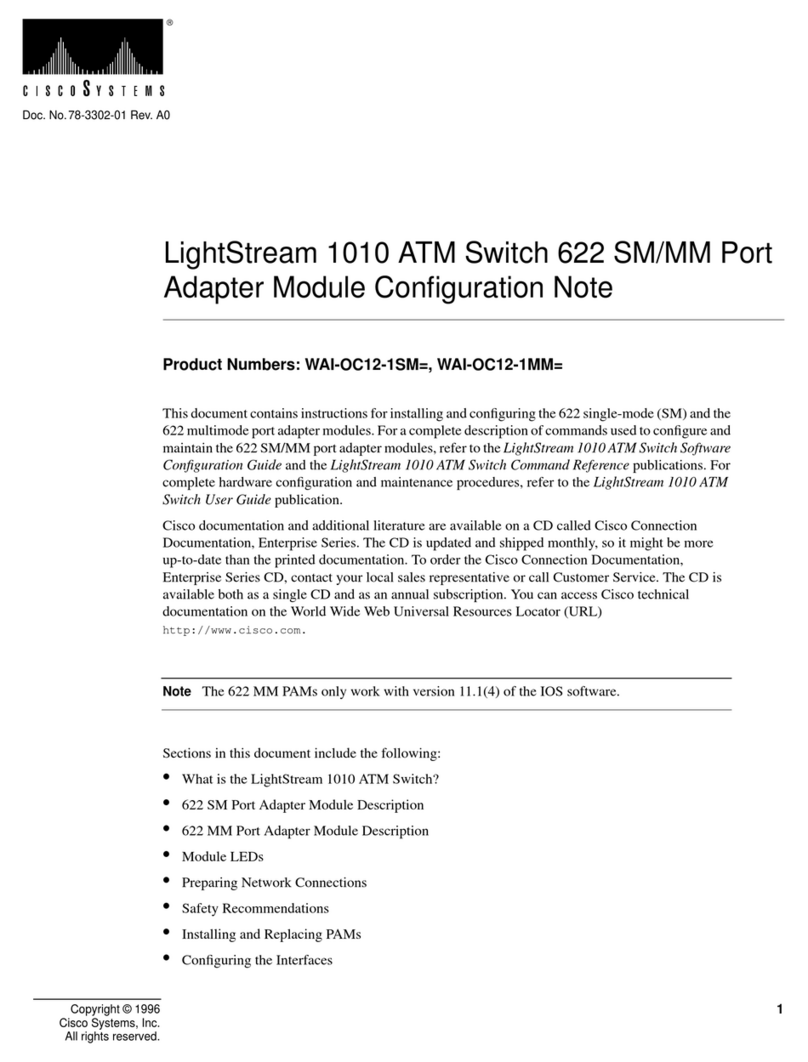 Cisco LightStream 1010 Quick start guide