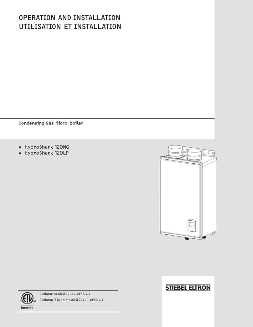 STIEBEL ELTRON HydroShark 120NG Operation and installation