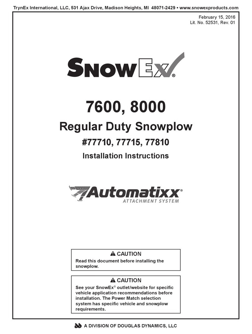 SnowEx 77715 installation instructions