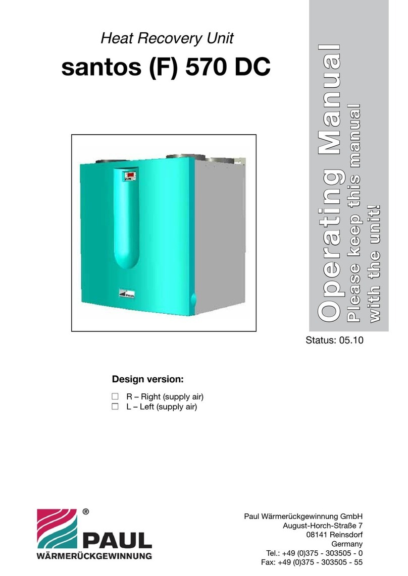 Paul santos 570 DC User manual