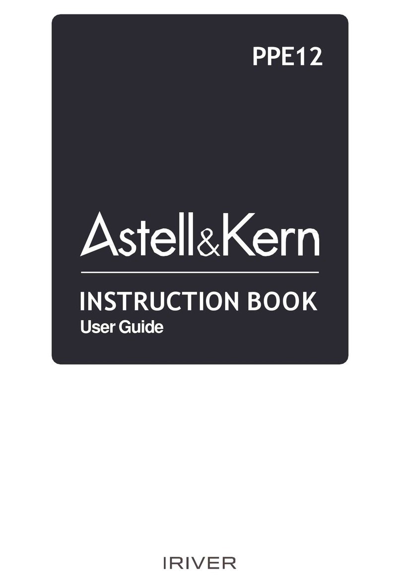 Astell & Kern PPE12 User manual